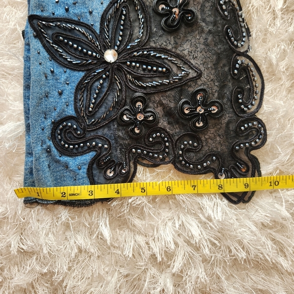 SASSY THAI embellished bootcut stretchy jeans, Size 4 - Picture 11 of 11